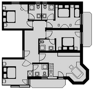 Apartment I ca. 110 m²